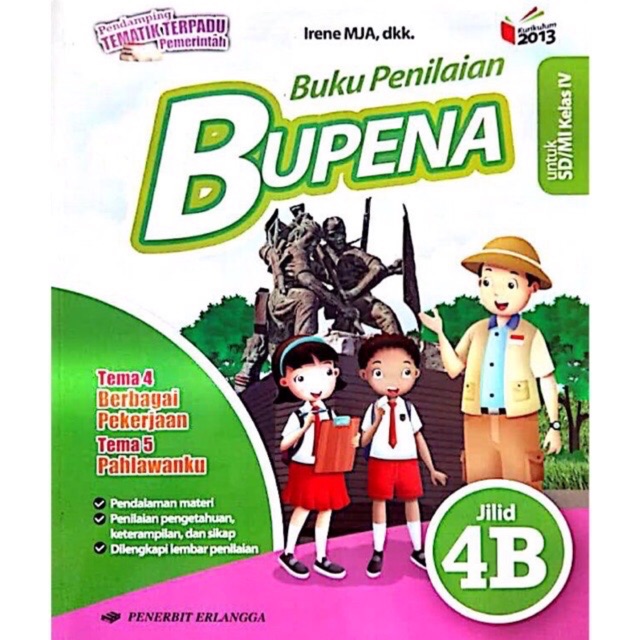 Buku Penilaian Bupena kelas 4B SD MI