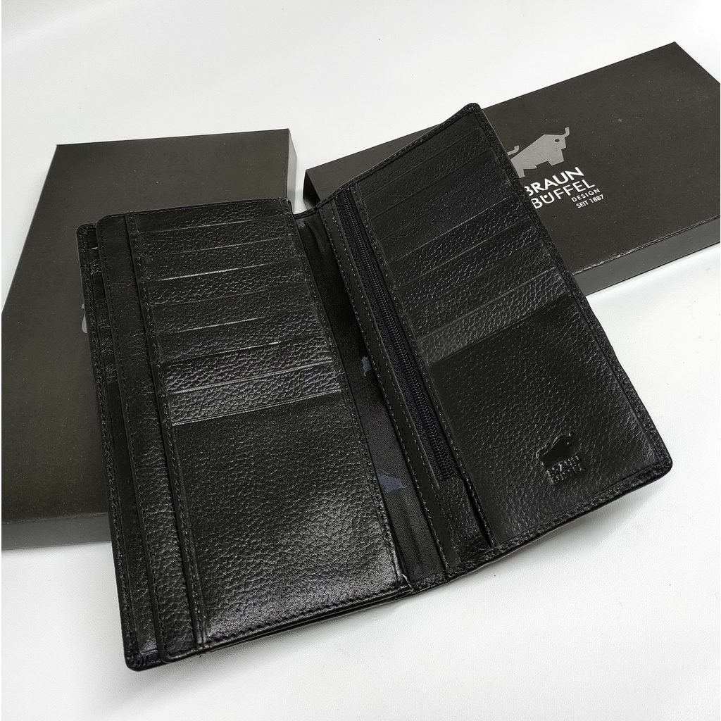 DOMPET PANJANG KULIT IMPORT BRAUN BUFFEL BB 590 - 30 CARD KARTU - BB 590 30 CARD