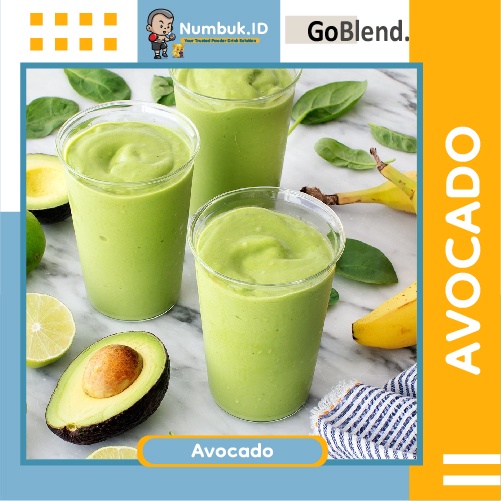 Bubuk Minuman Rasa Avocado (Alpukat)/ Avocado Powder Drink 1Kg