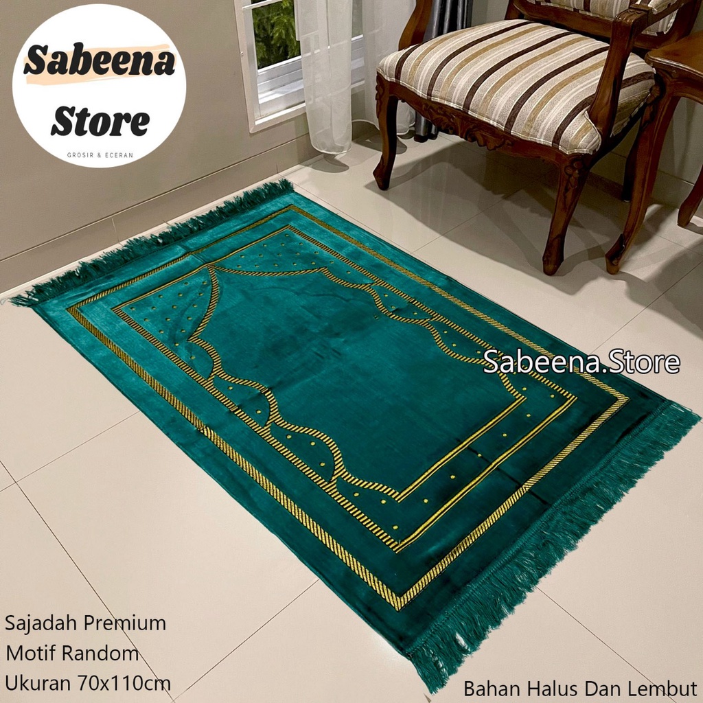 Sajadah Turkey Motif Polos Minimalis Ukuran 70x110 cm