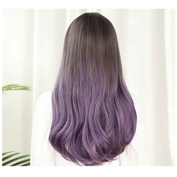 WDA-26 wig daily kpop korea jepang gradasi purple ungu rambut palsu