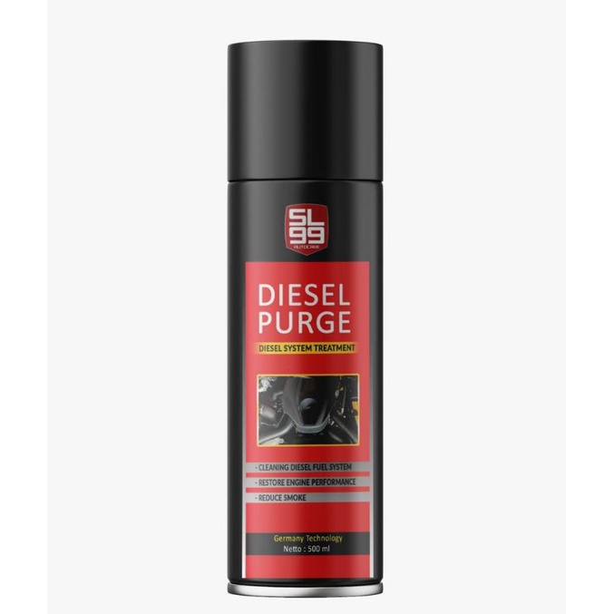 Purge Diesel SL99 500ml Cairan Tuang Gurah Kerak Karbon Pada Ruang Bakar Mesin Diesel Ampuh Purging 