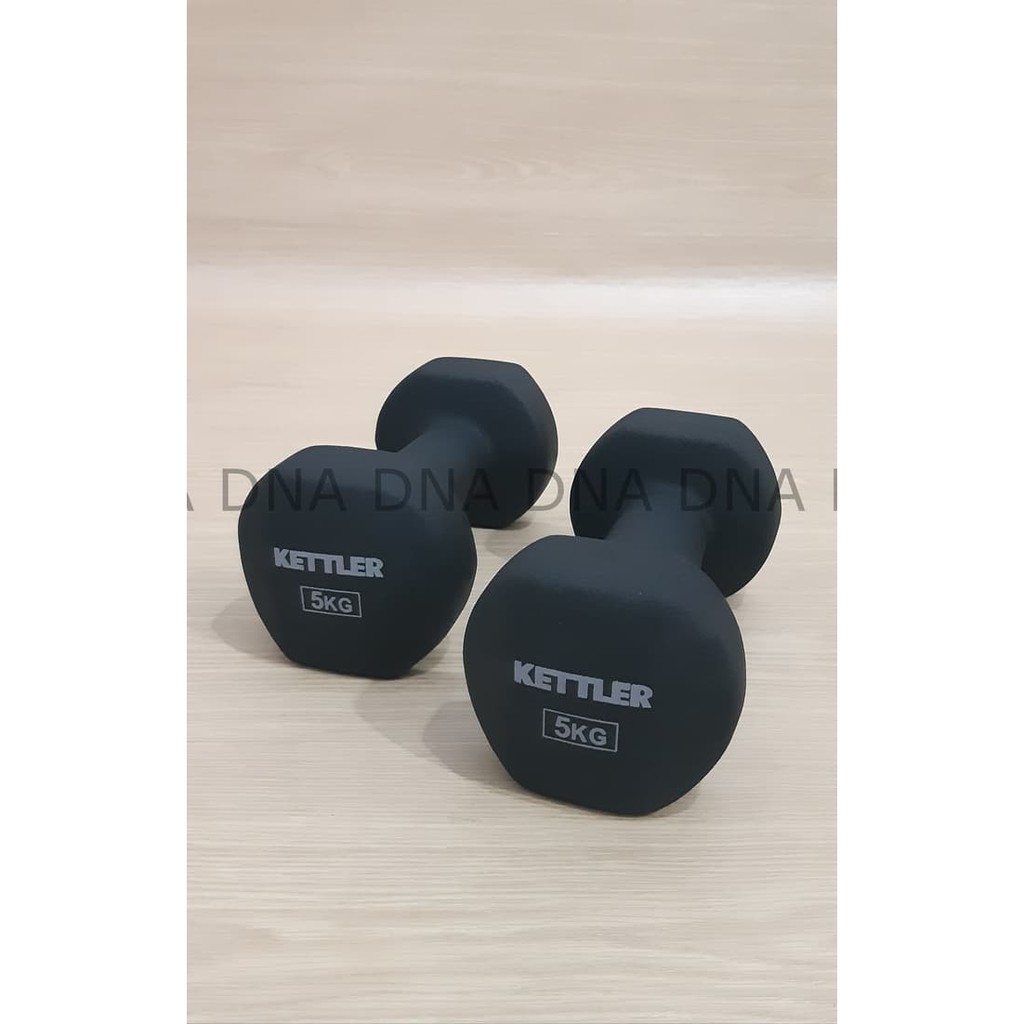 Dumbell Neoprene Kettler 10Kg/Pair - Barbel Neoprene Kettler 10Kg/Pair