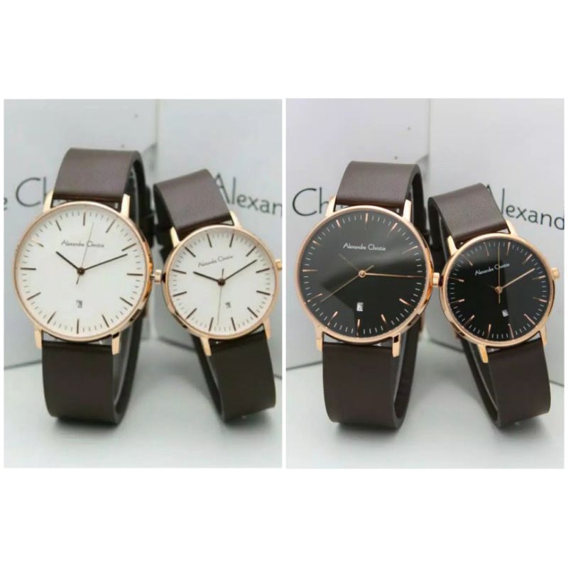 AC8420 Jam Tangan Couple Alexandre Christie AC 8420 Couple Original
