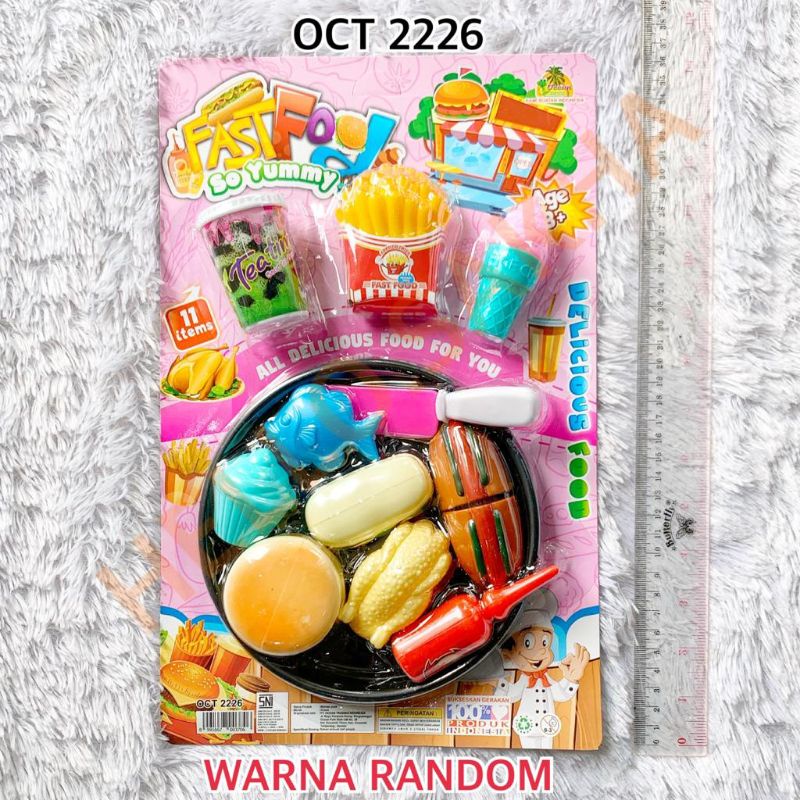 MAINAN OCT 2226 FASTFOOD SO YUMMY FAST FOOD MAKAN MAKANAN MASAK MASAKAN FRENCH FRIES KENTANG PASTA H