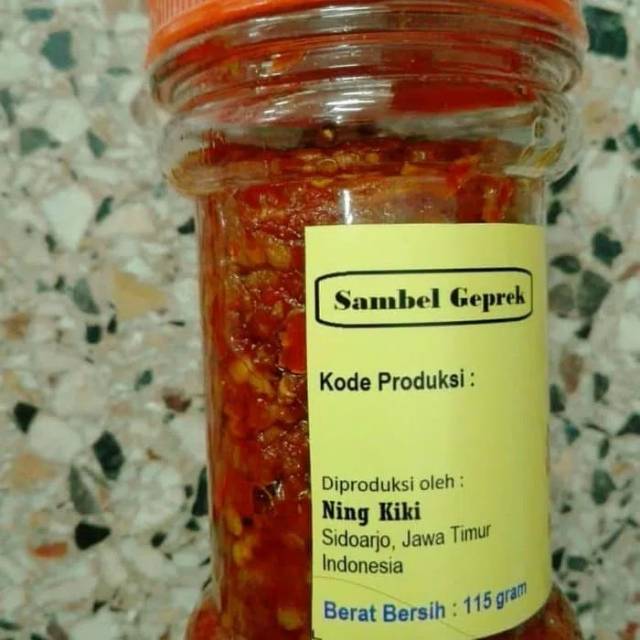 

Sambal Geprek Ning Kiki Siap Saji MAKNYUS.. 115gr