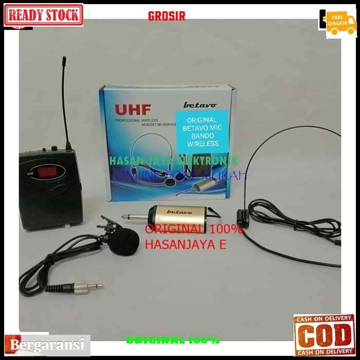 G32 Mic Wireless UHF headset bando original 100% mik wireles betavo Single receiver cas pro karaoke mikrophone microphone casan audio sound system vokal vocal professional panggung dj studio portable meeting G32   BISA DIGUNAKAN KE SEGALA ALAT AUDIO RECEI