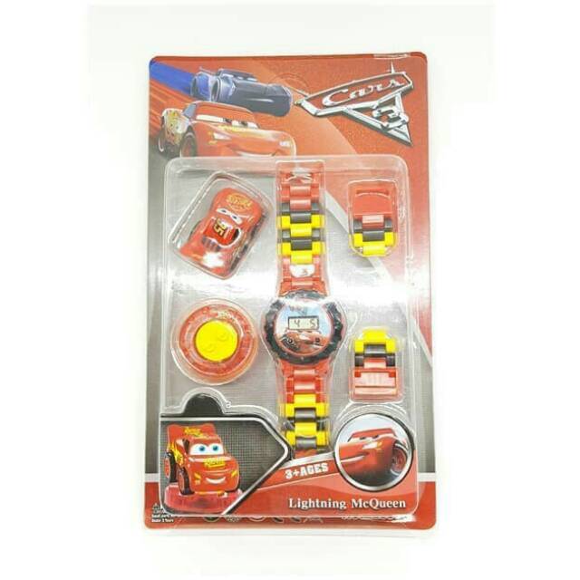 Jam Tangan Cars/ Jam Tangan Lego Anak Cars