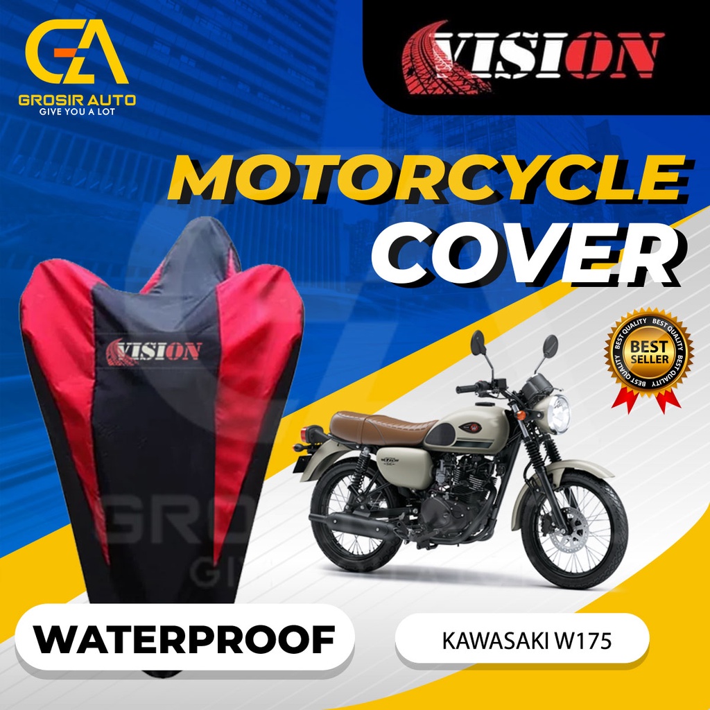 Sarung Motor W175 Anti air Vision / Cover Selimut Penutup Sarung Mantel Motor Vision