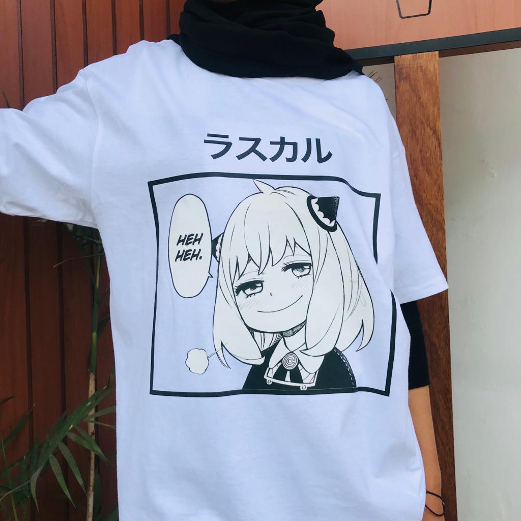 Tshirt Anya Cute Laugh Anime Manga SPY x Family Premium Unisex