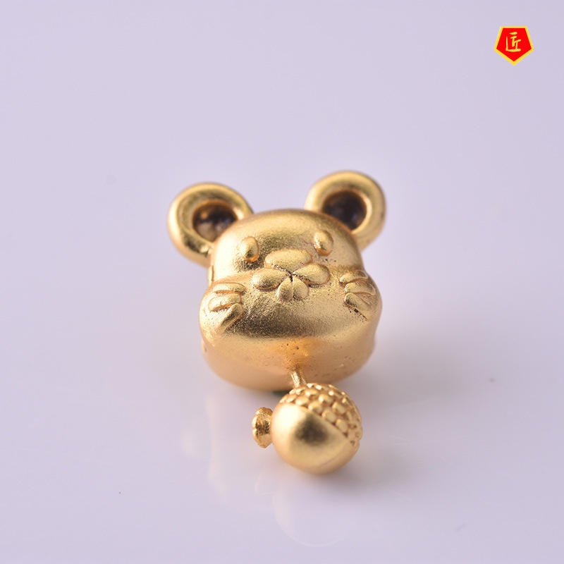 [Ready Stock]Cute Compact Zodiac Rat Pendant Bracelet