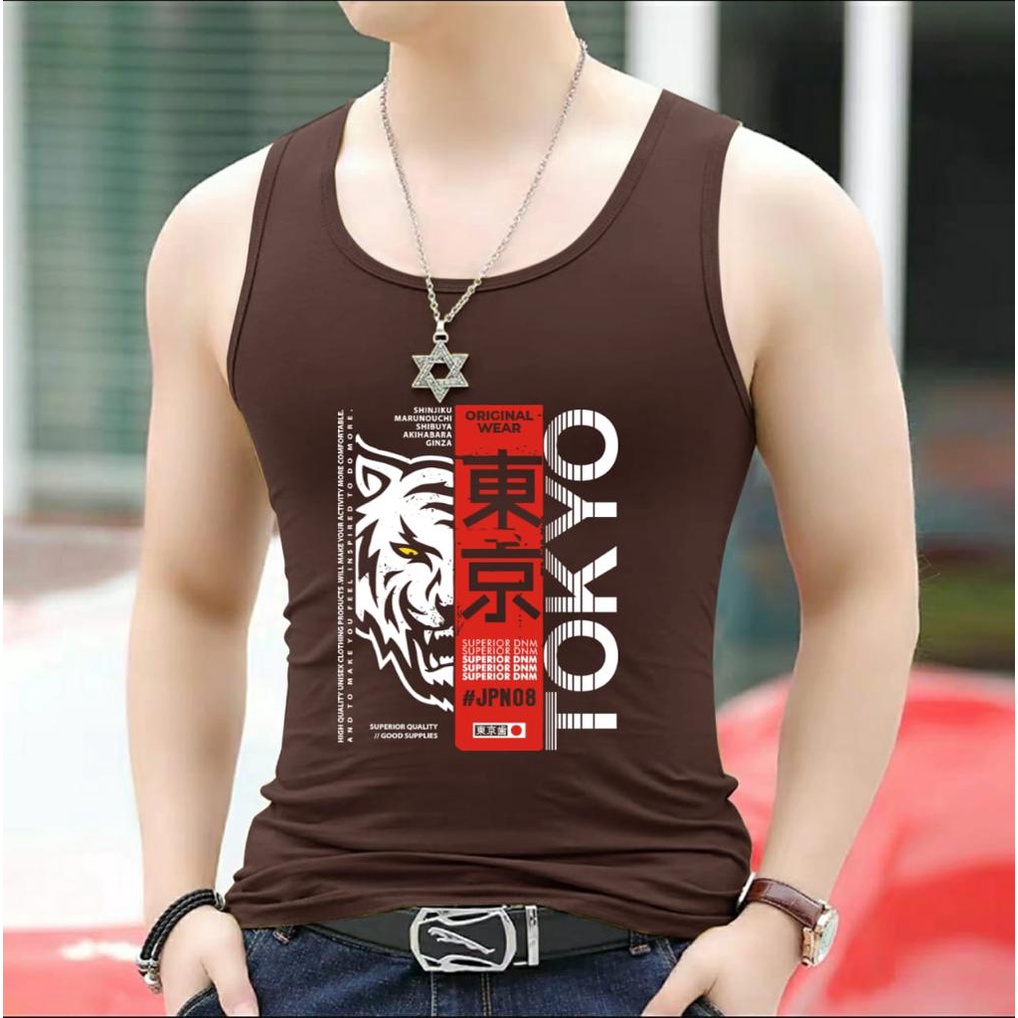 SINGLET TOKYO  / kaos dalam pria / kaos dalam terlaris -mukzhop