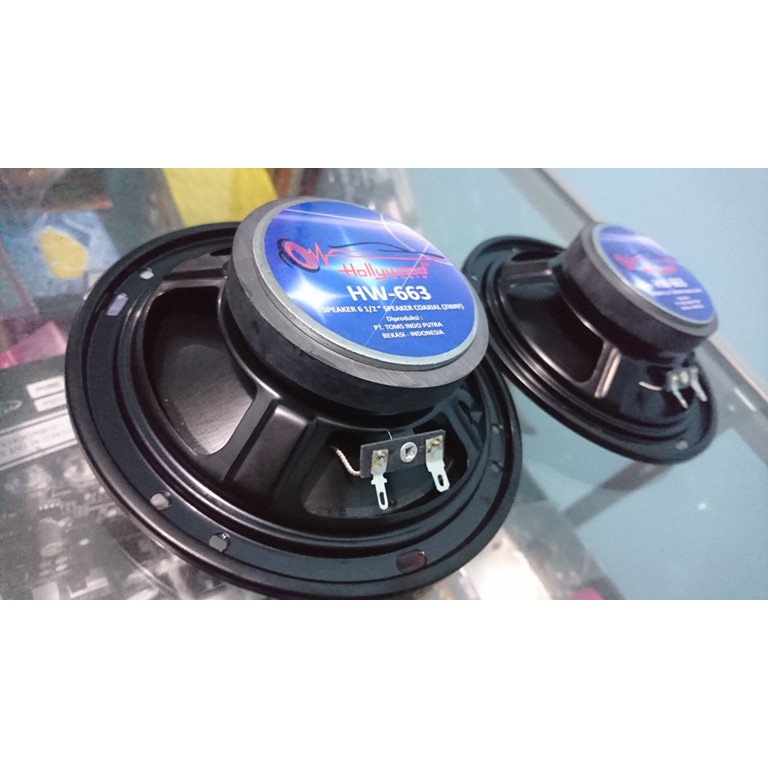 Speaker mobil hollywood hw663 COAXIAL 6.5inch 2 way JERNIH