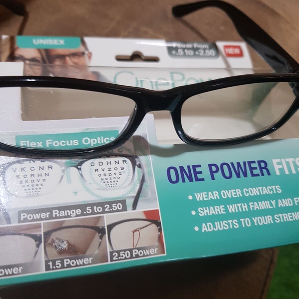 Kacamata Baca Plus Auto Focus Adjusment One Power Reader Untuk Pria Dan Wanita Oiginal