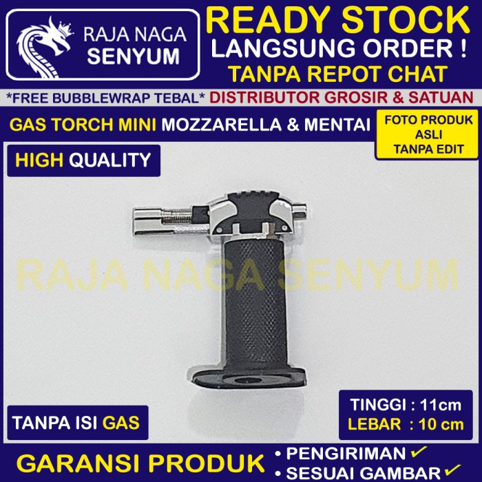 GAS TORCH MINI FLAME GUN BLOW TORCH MENTAI MOZZARELLA OTOMATIS