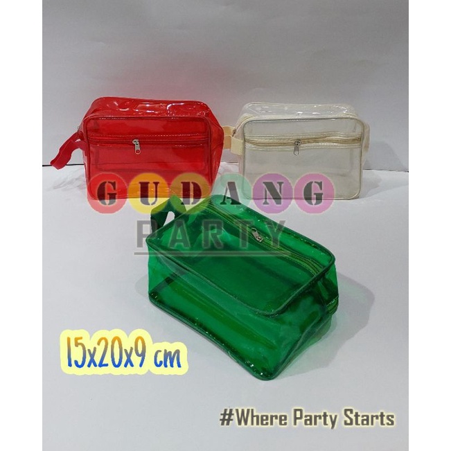 Pouch Bag 2 Rest Mika/Pouch Kosmetik/Tas Serbaguna/Mika Warna/Tas Souvenir