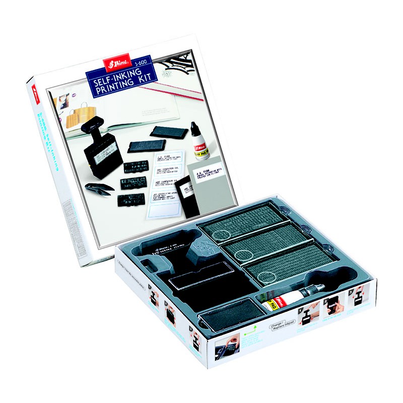 

S-600 Stempel Shiny Self-Inking Printing Kit