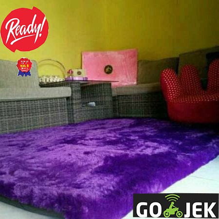 KARPET BULU 200x150x4cm NON SLIP lembut dan nyaman berkualitas