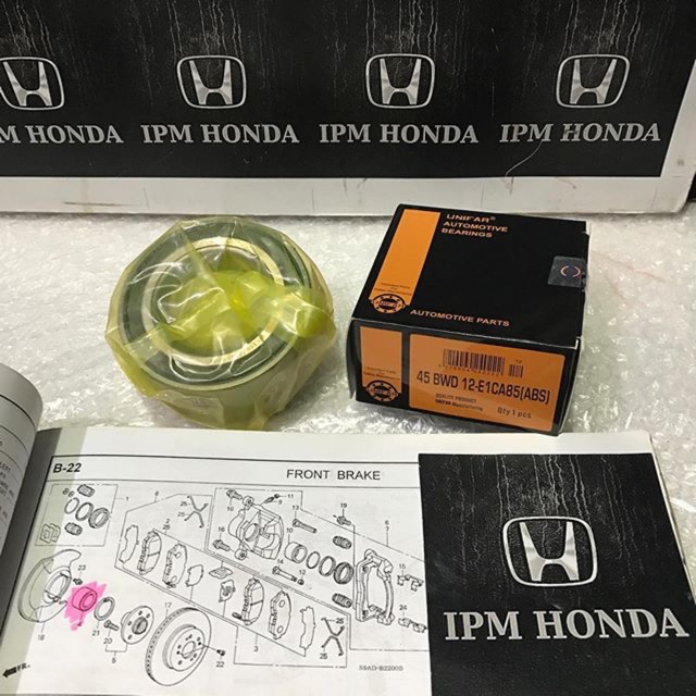 45BWD12 Bearing Lahar Roda Depan Honda CRV GEN 2 RD4 RD5 2002 2003 2004 2005 2006