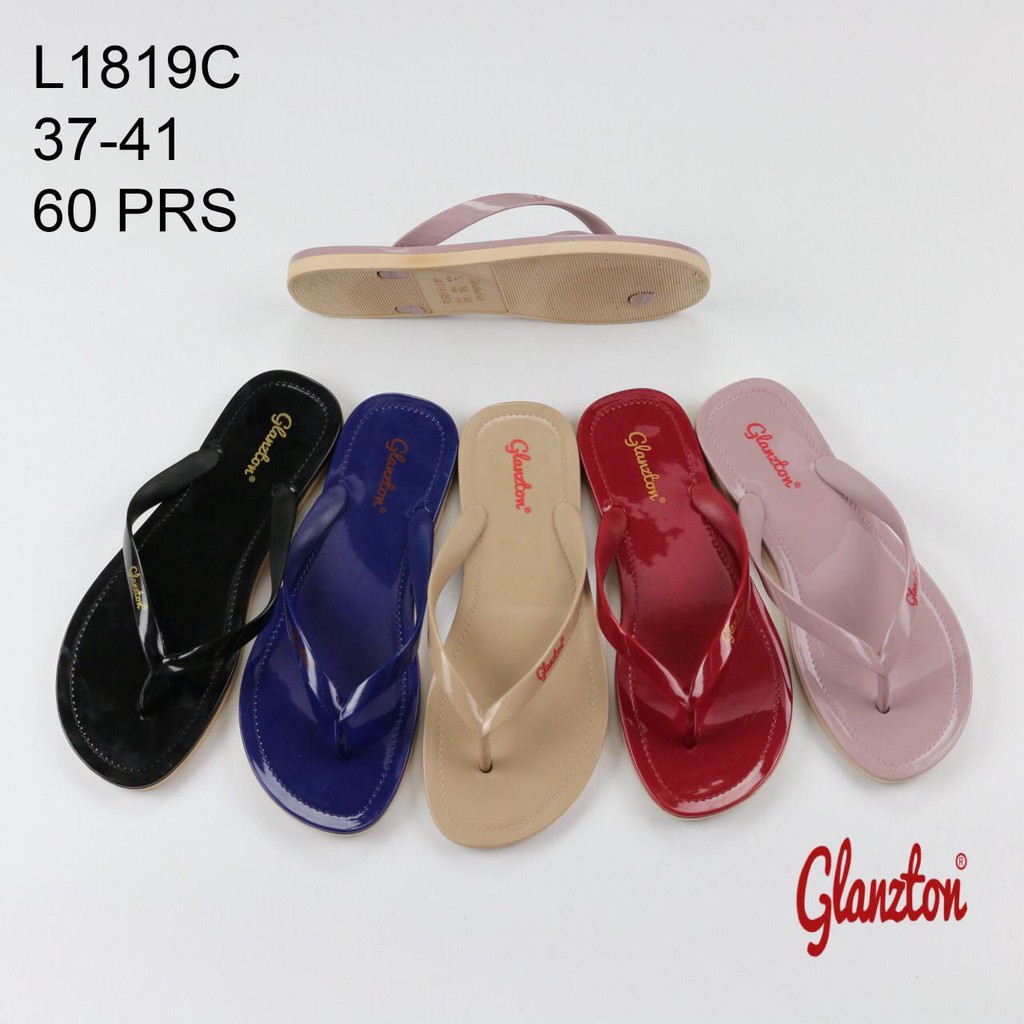 SANDAL FLAT WANITA JELY BEKRO L-1819 POLOS 37-41