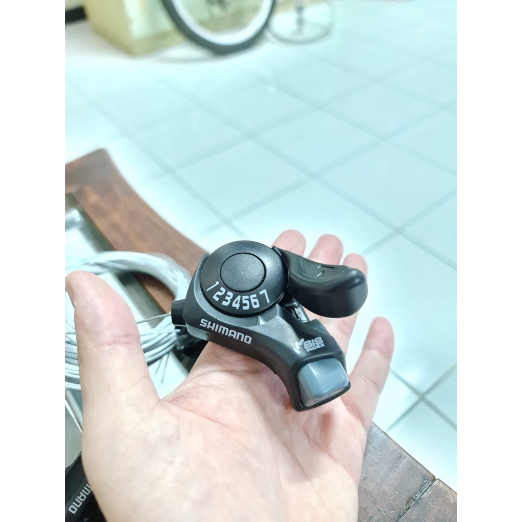 Shifter Sepeda Shimano TX30 7 Speed Operan Gigi Sepeda MTB Lipat DLL