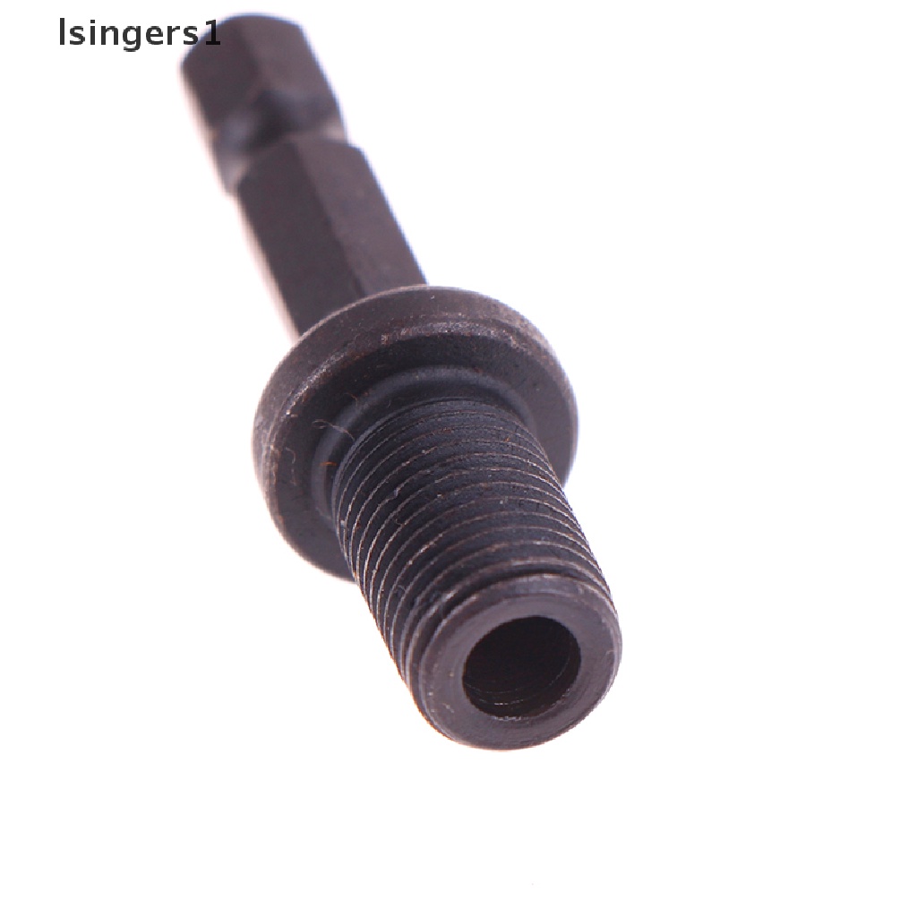 (lsingers1) Adapter Konektor Mata Bor Ulir Male 3 / 8 &quot;- 24UNF Untuk Hex Shank