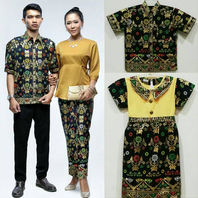 EDISI RAMADHAN !! COUPLE ISNAYA BATIK PRADA SOLO SARIMBIT KELUARGA KEBAYA FAMILY KONDANGAN MUSLIM