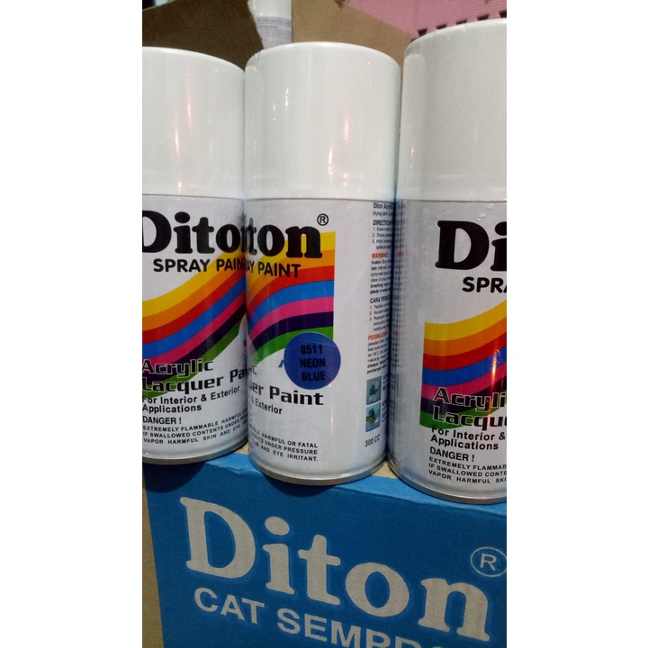 cat semprot Pilok pilox diton neon bue 8511 300cc biru neon metallic