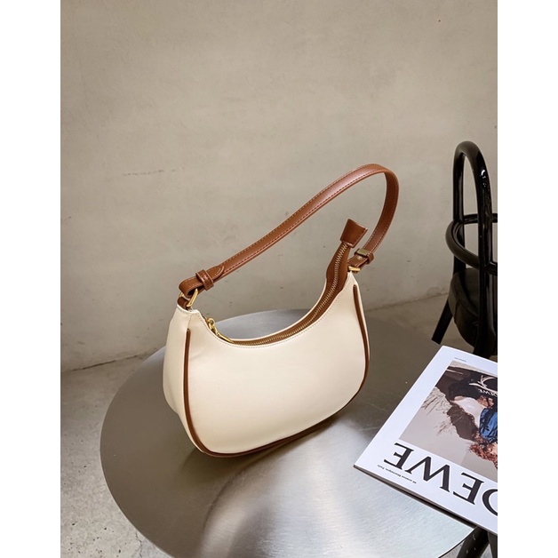 Tas Bahu Kulit Wanita Tas Jinjing Cewek Underarm Bag JS 8098