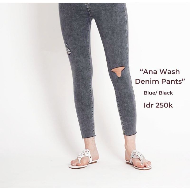 Ana Wash Denim Pants