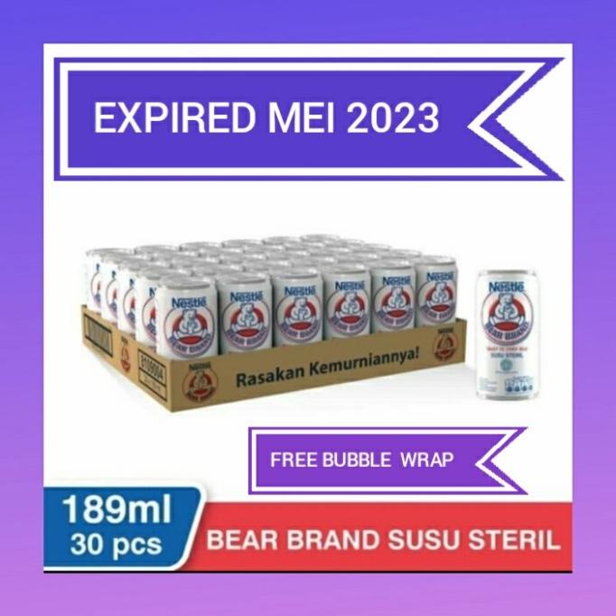 

[COD] BearBrand Susu Steril Murni 189ml x 1 Krat isi 30pcs [COD]