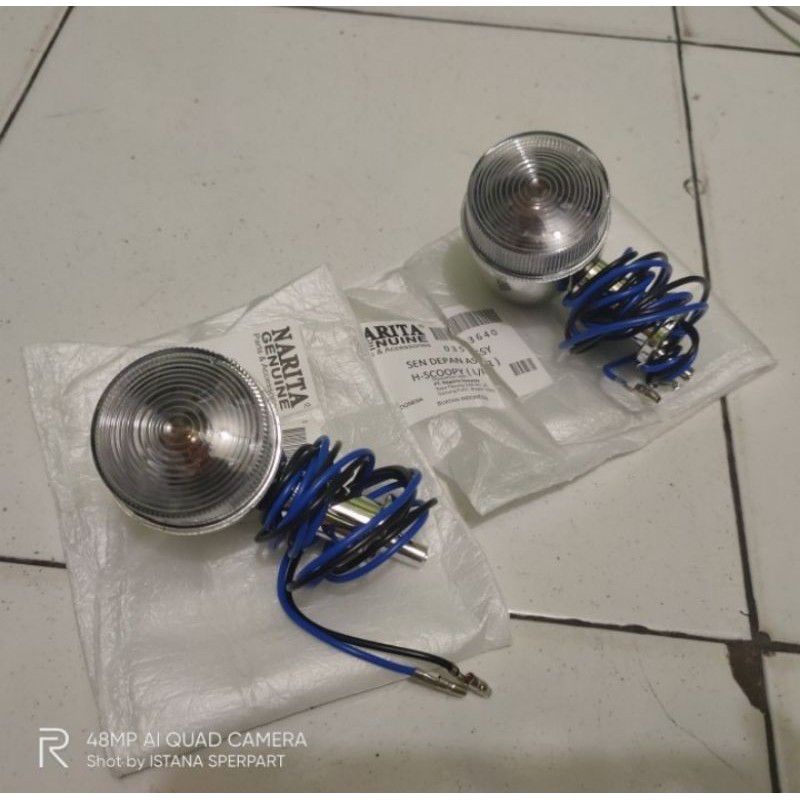 Lampu sen depan scoopy karbu