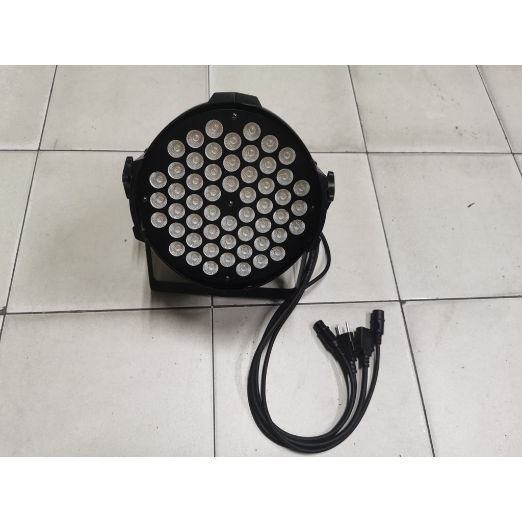 lampu panggung par led parled panggung disco par 54x3watt full colour