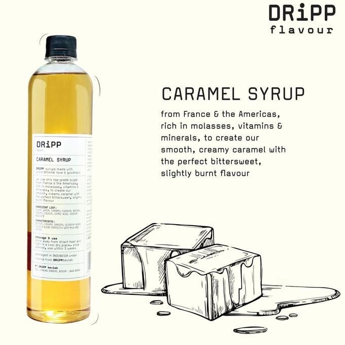 

DRiPP Caramel Syrup - Sirup Perisa Minuman Rasa Caramel untuk HORECA