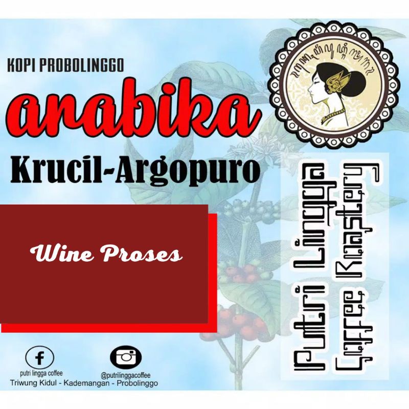 

Kopi Arabika Wine Argopuro Probolinggo sediaan 100 gr