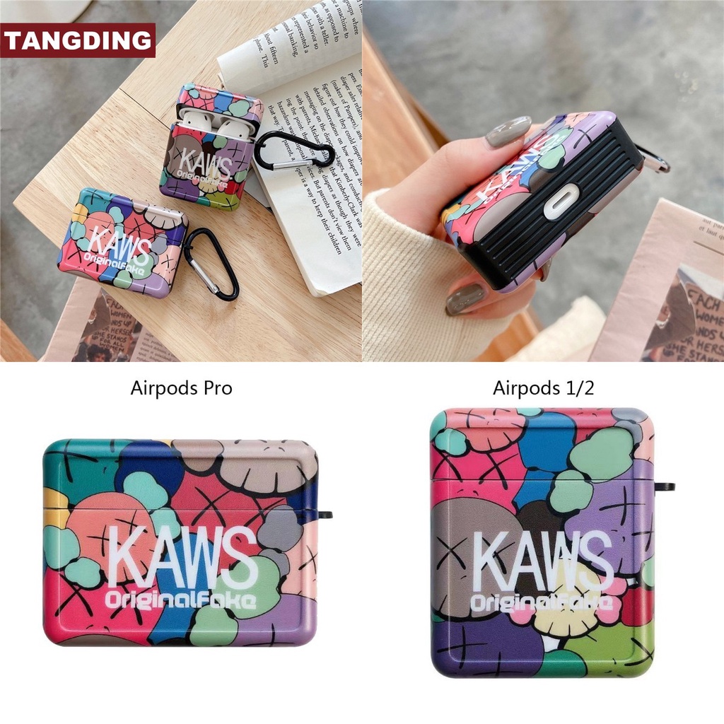 【COD Tangding】KAWS Color AirPods Pro Protected Soft Case 1 Apple 3 Bluetooth Wireless 2 Headphone Case