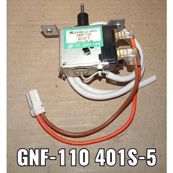 Thermostat Pengatur Suhu Kulkas Sharp 2 Pintu GNF-110 401S-5 Socket Original