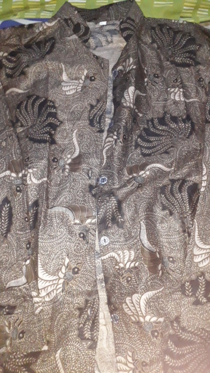 Batik Wanita Asj Sa Hrb026 Kenongo Kemeja Tosca Pendek