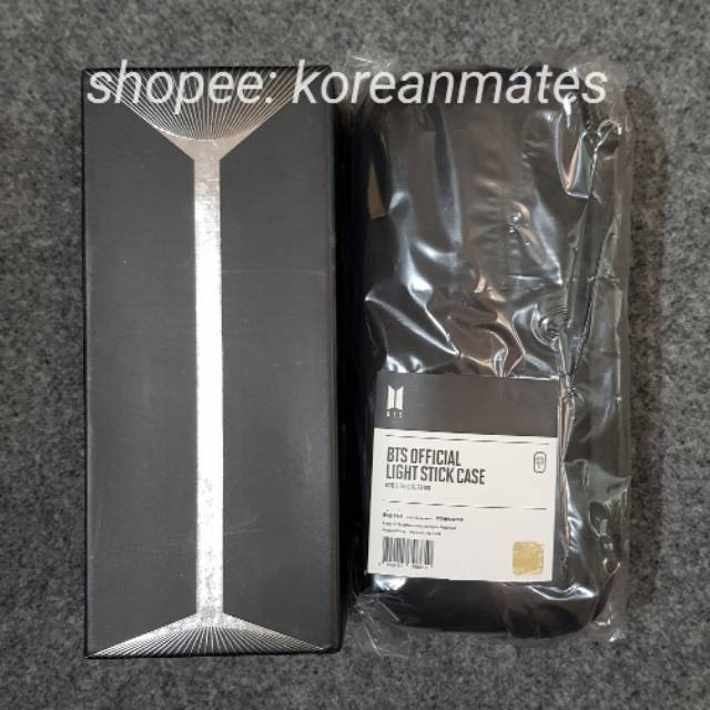 BTS Official Lightstick Army Bomb Ver.3 V3 Ver. 3 + Light stick Case