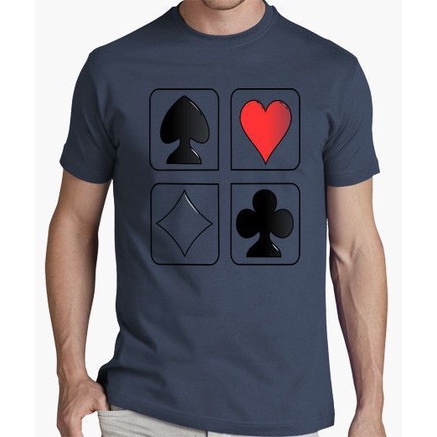 T-shirt Kartu Remi. Baju distro kaos custom Kartu AS