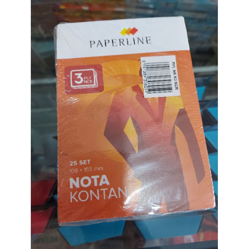 

Nota kontan NCR 3ply/ 3rangkap kecil Paperline