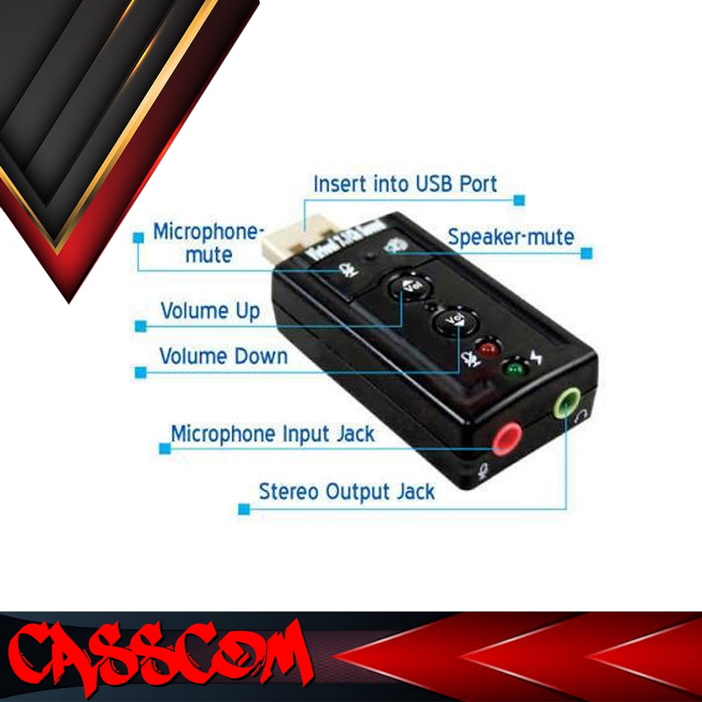 Usb Sound 7.1 pengganti PCI Sound card