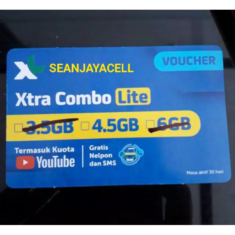 VOUCHER XL 4,5GB 30 HARI