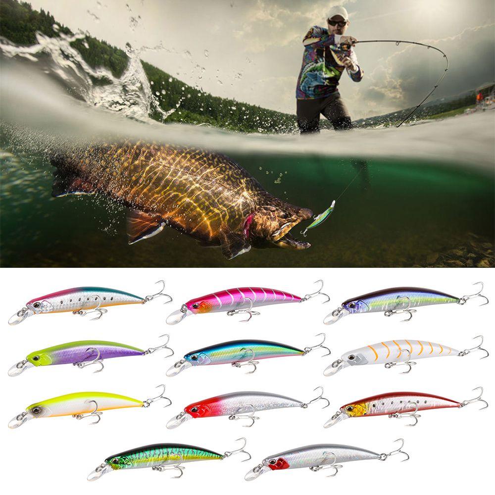 TOP Umpan Ikan Kecil Tenggelam 110MM 27G Crankbaits Laut Memancing Umpan Casting Panjang Bermanfaat