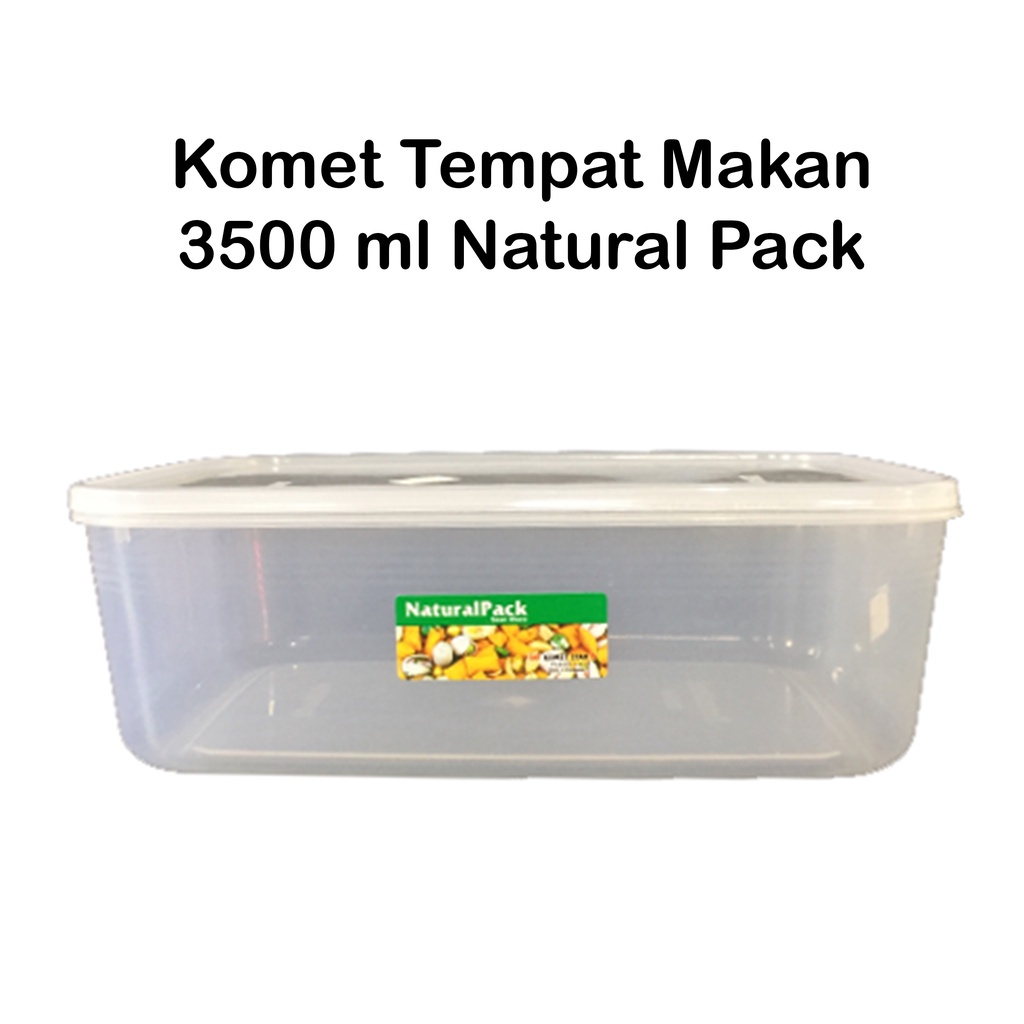 Komet Tempat Makan 3500 ml Natural Pack