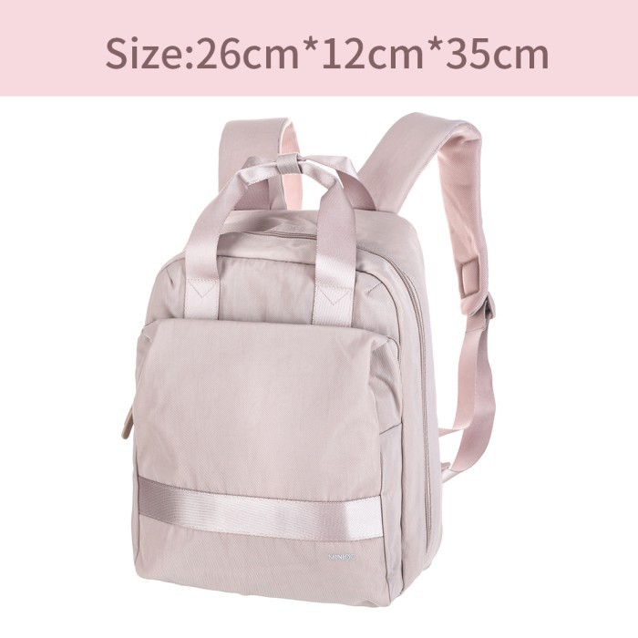 Hot sale  MINISO Tas Laptop Tas Ransel Laptop Kasual Tas Punggung Wanita Cewek  hanya di shopee