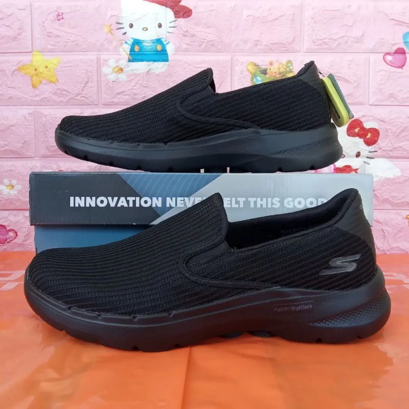Sepatu Skechers Go Walk 6 Anaglyph Cowok Sale / ukuran 43,5 insole 28cm