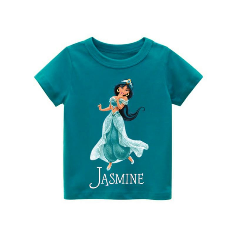 kaos anak perempuan princess jasmine