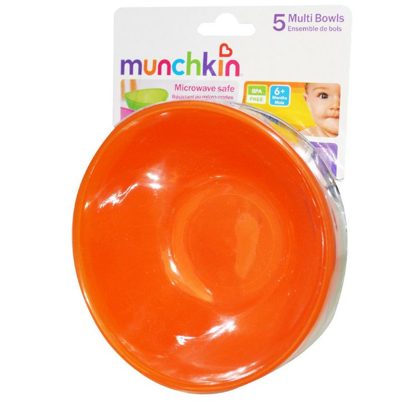 Munchkin Multi Bowl Isi 5 / Munchkin Mangkok