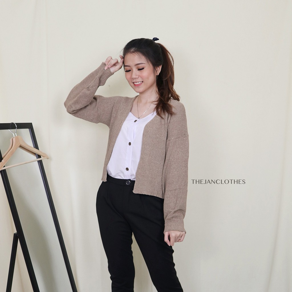 (ORIGINAL) Jelin knit outer  - Thejanclothes